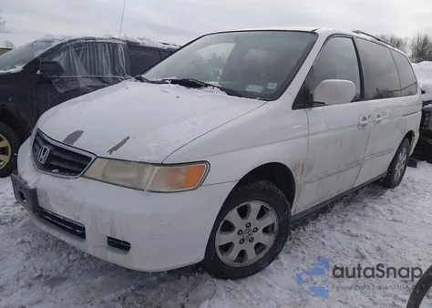 2003 Honda Odyssey Ex-L z USA, uszkodzony, nr VIN 5FNRL180X3B126526
